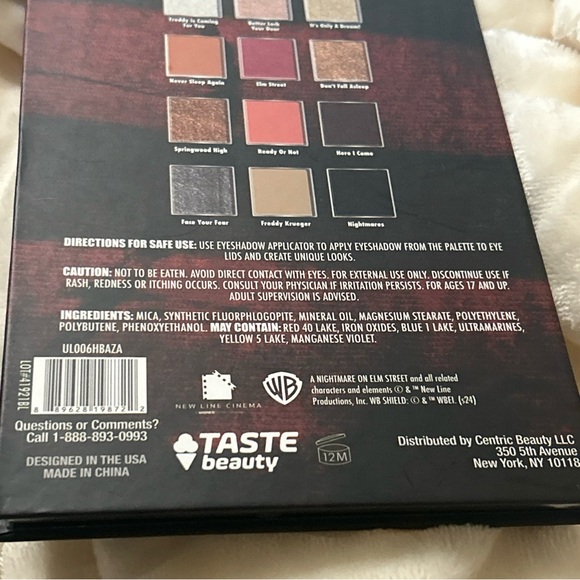 Sold Out: Nightmare on Elm Street 12 Eyeshadow Palette - Picture 8 of 12